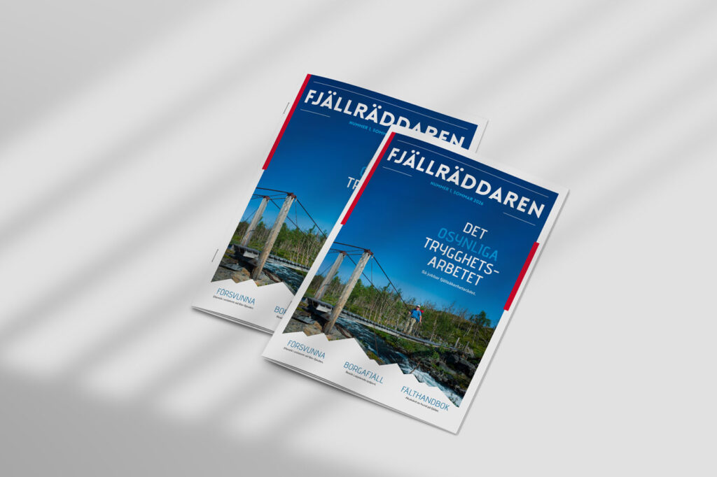 Två exemplar av tidningen Fjällräddaren
